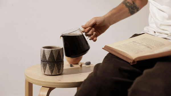 CoffeePour Boomerang
